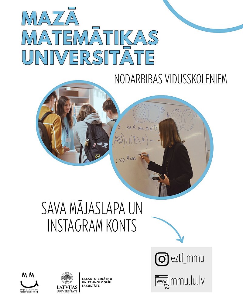 Infografika par MMU sociālajiem tīkliem